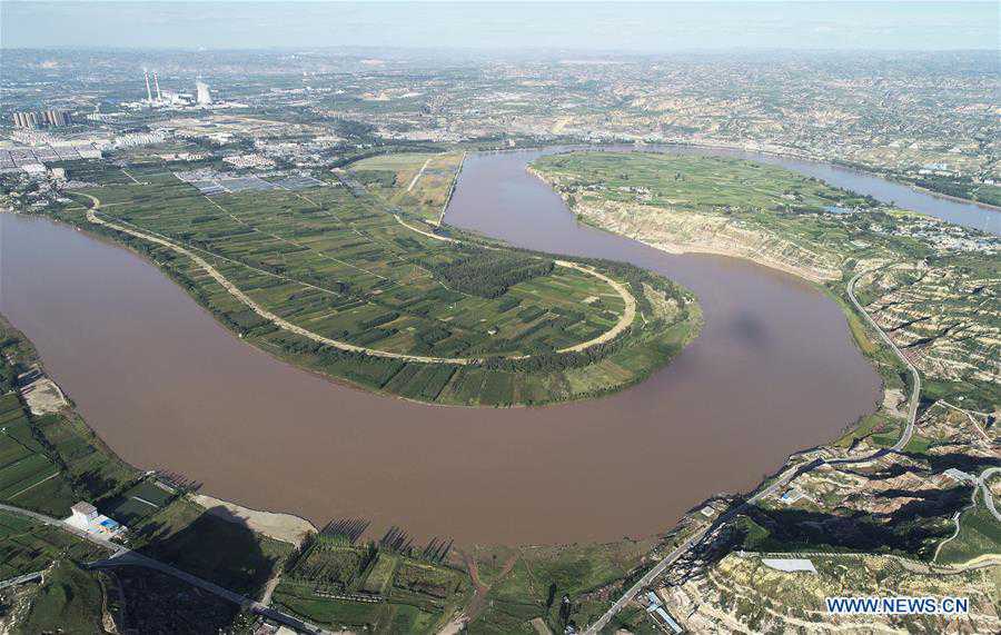 Scenery of Yellow River in Shaanxi