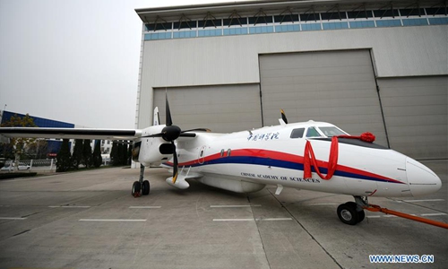  China-made detecting aircraft for remote sensing delivered 