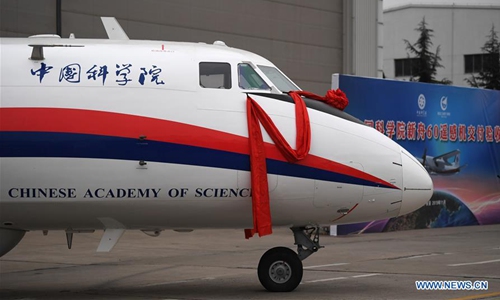  China-made detecting aircraft for remote sensing delivered 