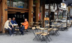  Reopened Brussels bars reopen after three-month lockdown 