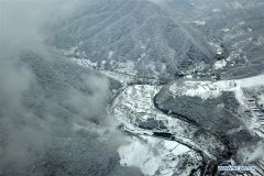 Snow scenery of Taihang Mountain in north China