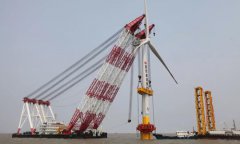  China uses 1st offshore wind turbine with foreign investment 