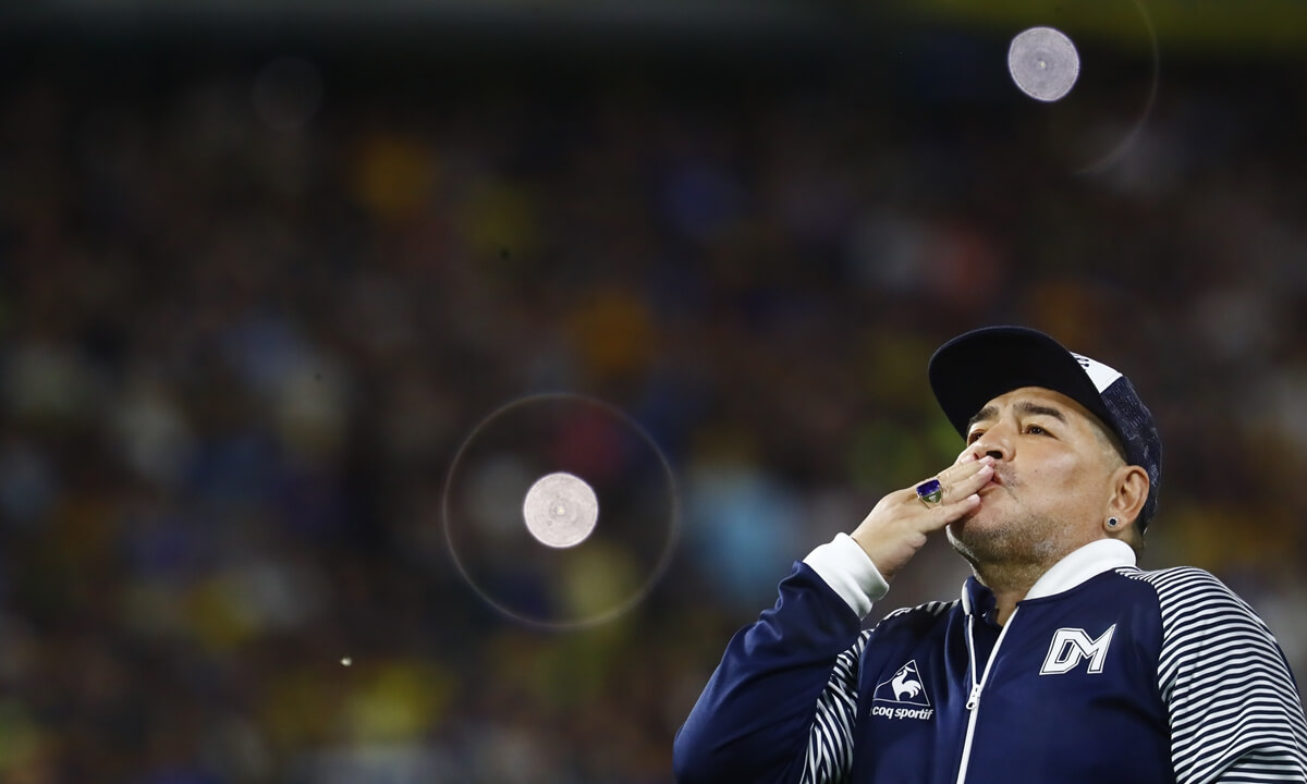  Football great Maradona admitted to hospital in Argentina 