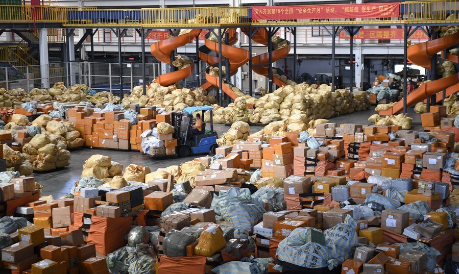 675 million parcels handled in China on Singles