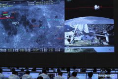 China completes first spacecraft rendezvous, docking in lunar orbit