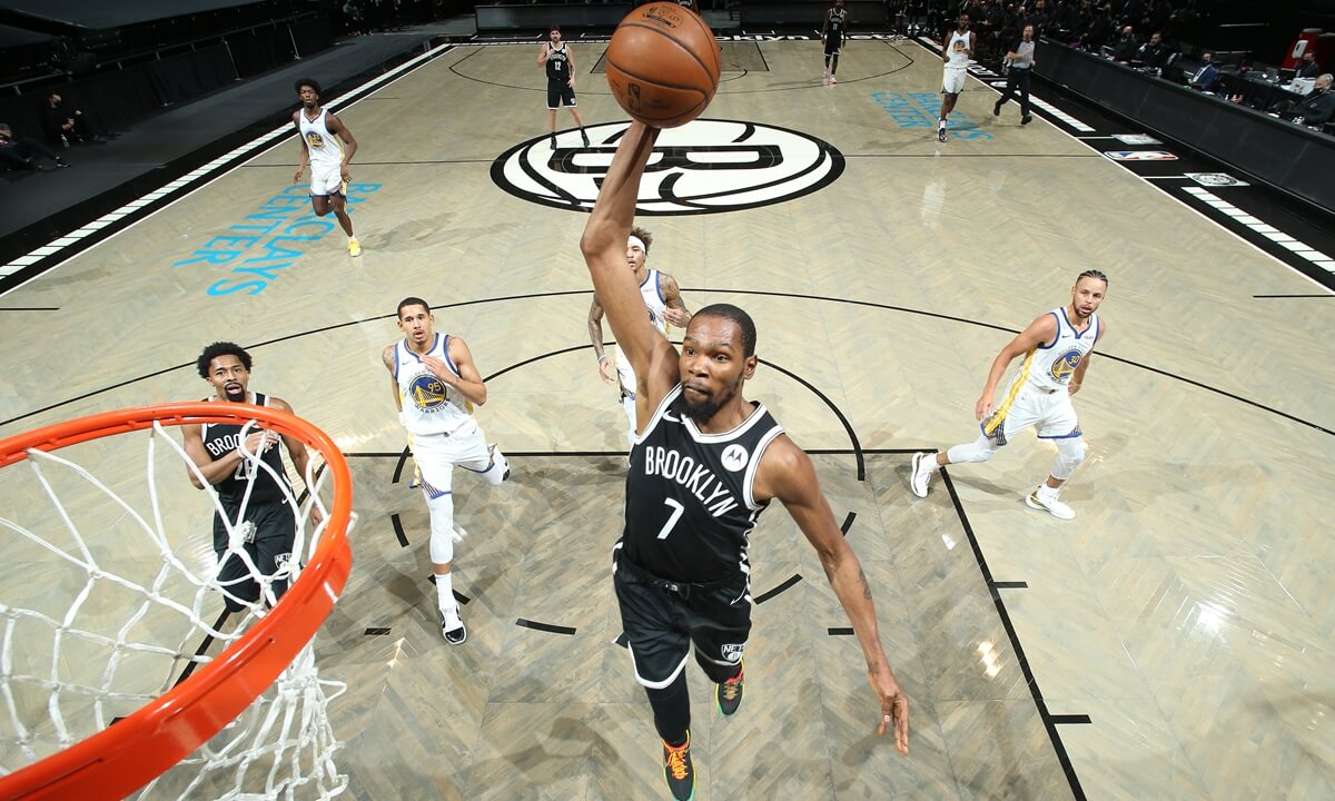  Nets rout Warriors in season opener 