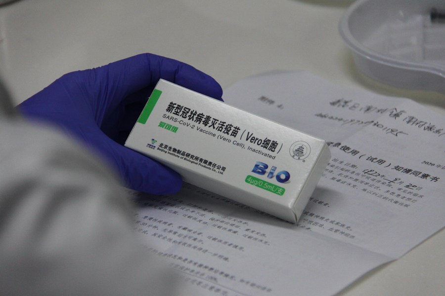China administers over 9 mln doses of self-developed COVID-19 vaccines
