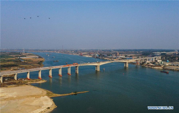  Beijiang Super Major Bridge join together in Guangdong