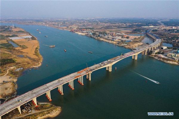  Beijiang Super Major Bridge join together in Guangdong