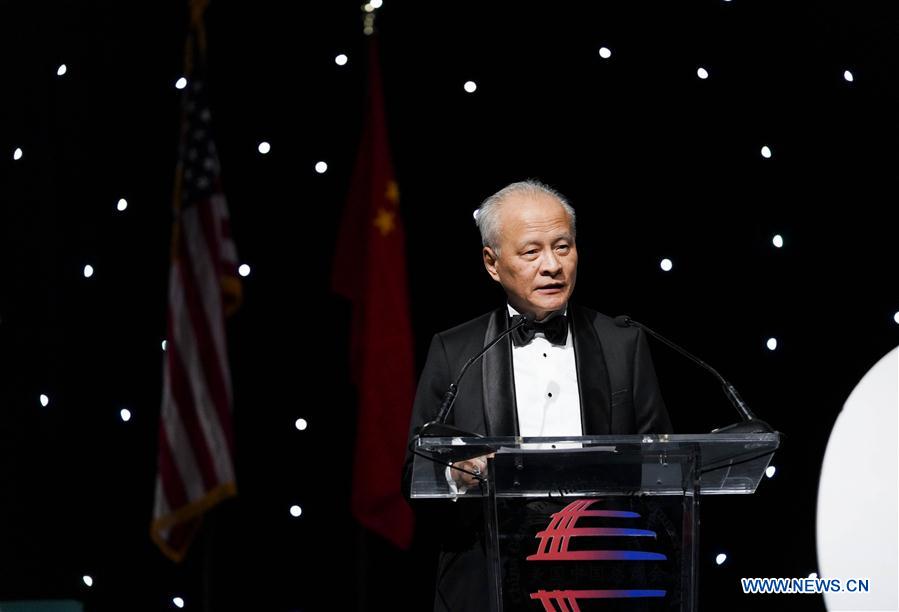 Cui Tiankai: China hopes new U.S. govt will show rationality, sincerity on bilateral ties