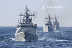 Frigates participate in four-day maritime training