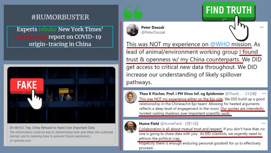 NYT should stop distorting facts to suit own anti-China agenda