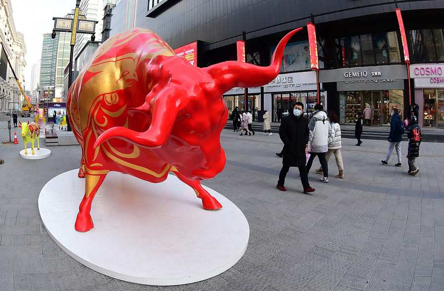 Pioneering spirit, hard work urged as China embraces Year of the Ox