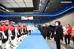 Chinese Vice Premier encourages athletes to gear up for Beijing Winter Olympics