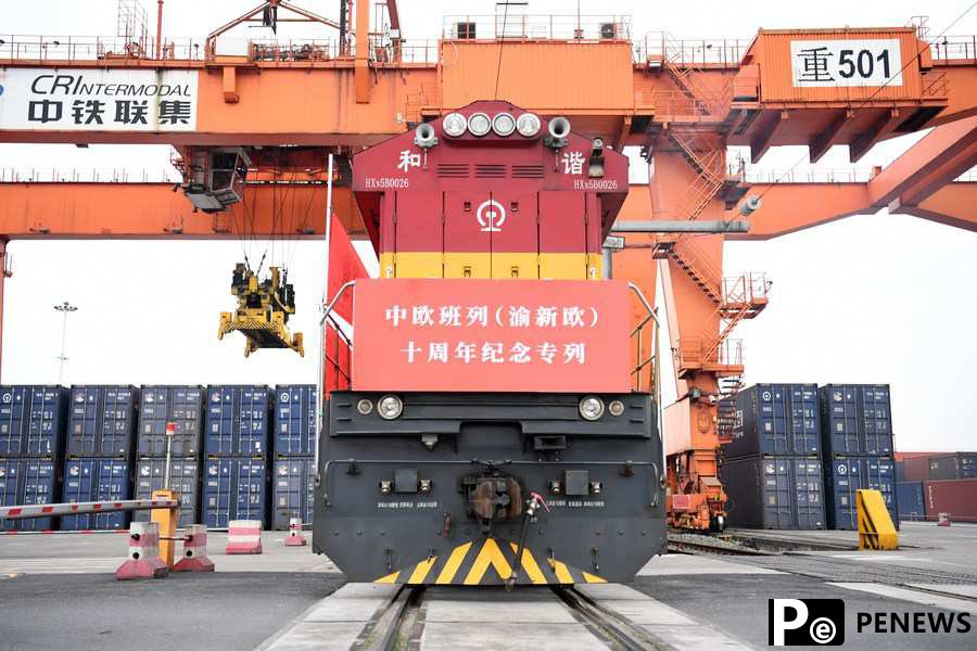 China-Europe freight trains serve as lifeline for int