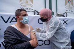  Mass vaccination campaign against coronavirus kicks off in Palestine