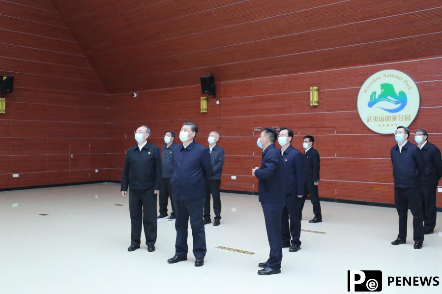 Xi inspects east China