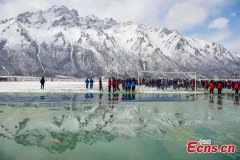 Dreamlike snow scenery in Lhari County, Tibet