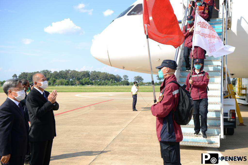 Chinese medical team arrives in Laos to help fight against COVID-19