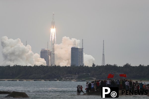  China launches space station core module Tianhe