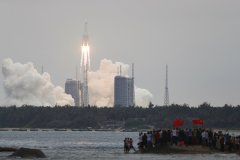  China launches space station core module Tianhe