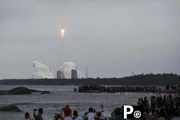  China launches space station core module Tianhe