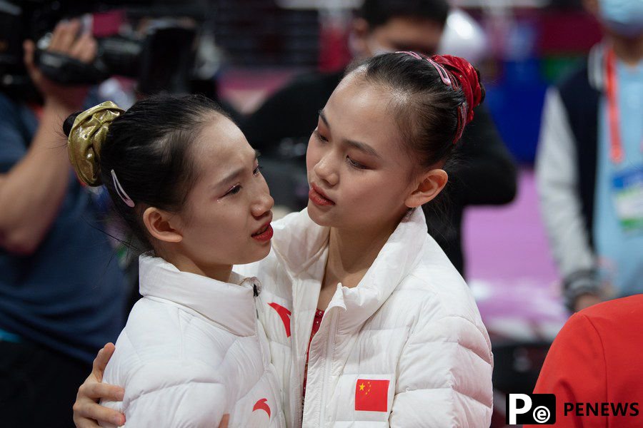 Chinese gymnastics girls undertake first national team Olympic trial