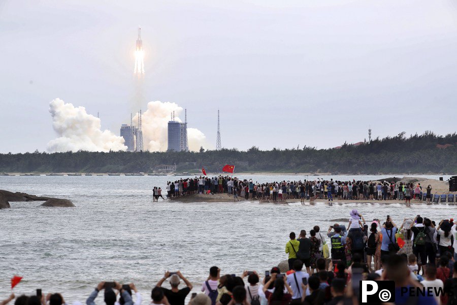 Xi sends congratulations on successful space station core module launch