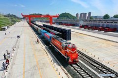 Dulaying international land-sea logistics port in Guiyang officially opens