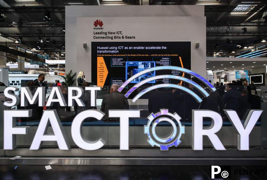 Huawei 5GtoB solution aims at 1,000 smart factories