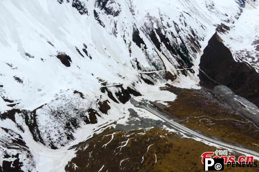 Landscape of Medog Highway in Tibet