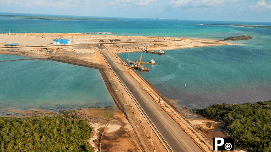 Chinese-built port in Kenya
