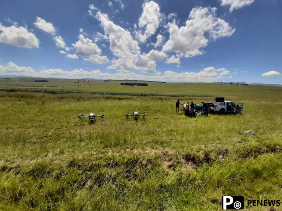 Chinese commercial drones favored by South African farmers