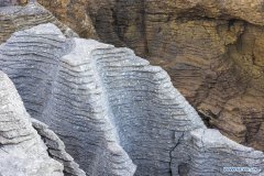 Scenery of Pancake Rocks in Punakaiki, New Zealand