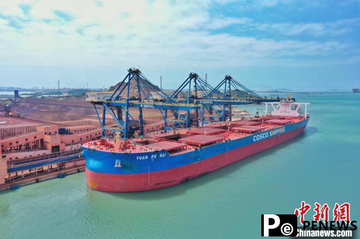 400,000-ton-level Luoyu Port put into service in Fujian