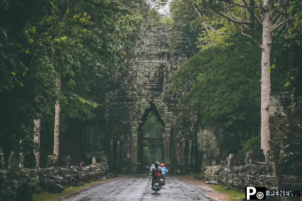 Scenery of Angkor archeological park in Siem Reap, Cambodia