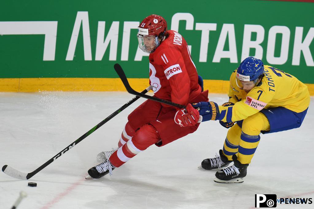 2021 IIHF Ice Hockey World Championship: ROC vs. Sweden