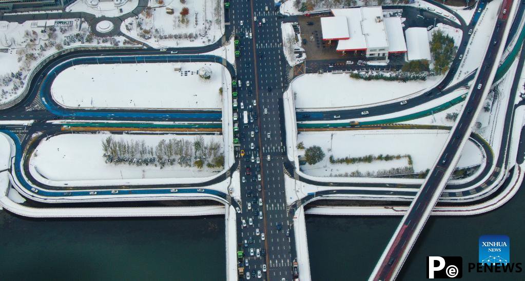 Snow scenery in Shenyang, NE China