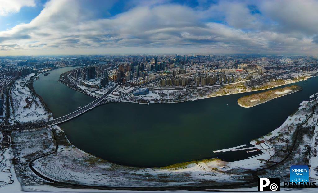 Snow scenery in Shenyang, NE China