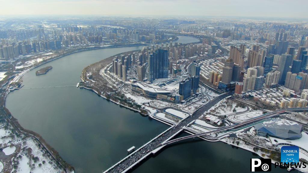 Snow scenery in Shenyang, NE China