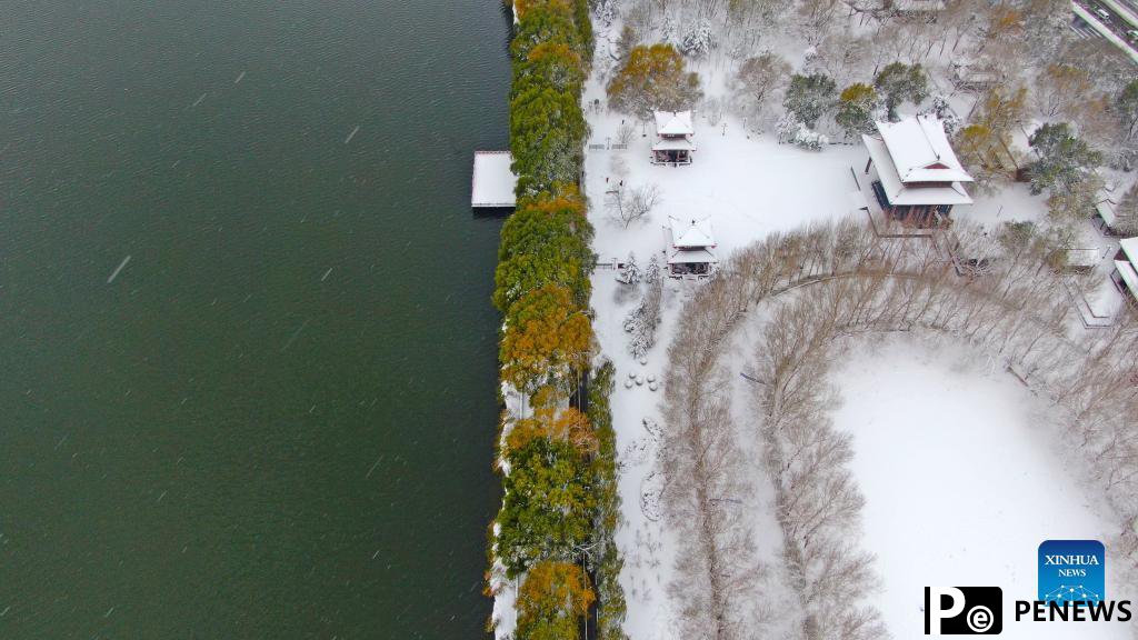 Snow scenery in Shenyang, NE China