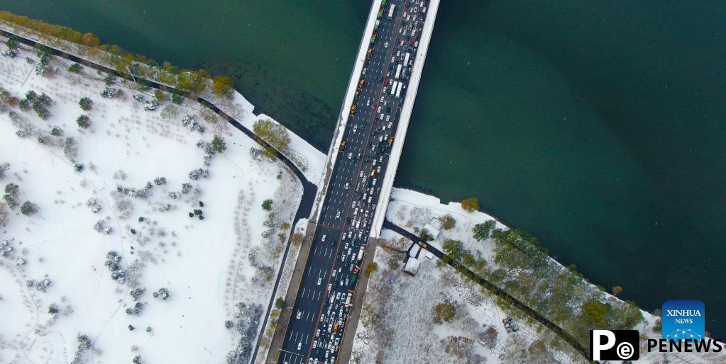 Snow scenery in Shenyang, NE China