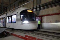 1st light rail line of Israel's Tel Aviv completes test run with China-made electric train
