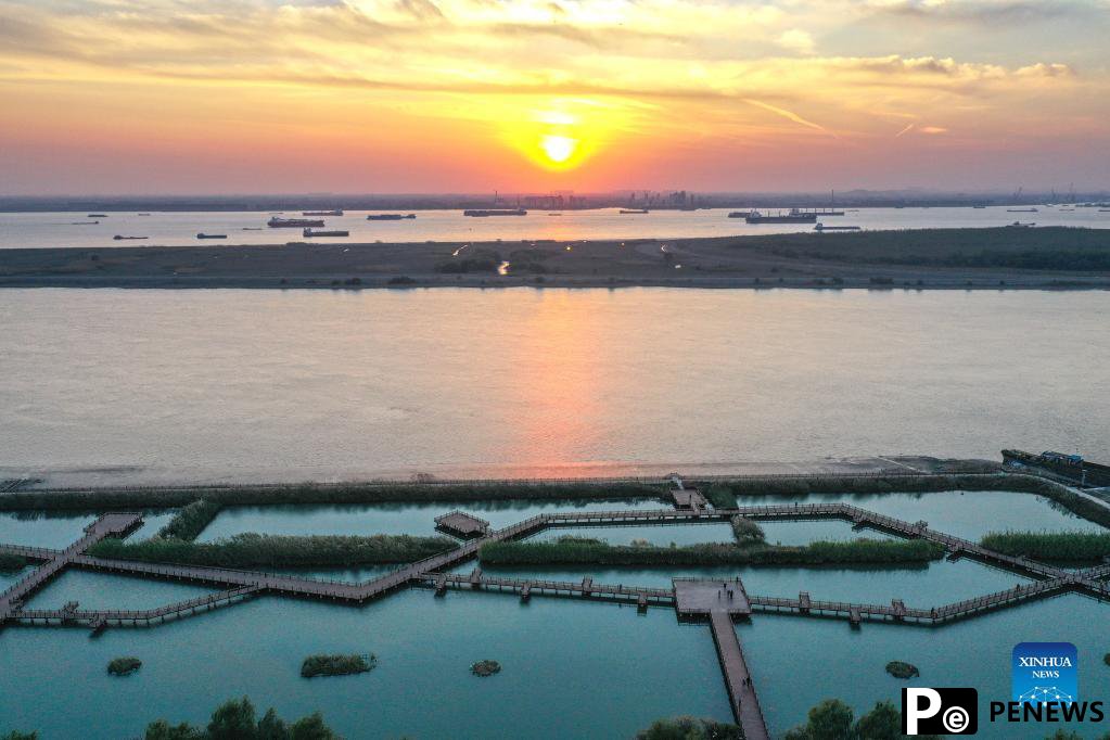 Yangtze River takes on new look in Jiangsu