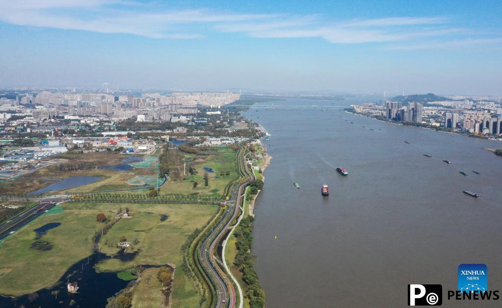 Yangtze River takes on new look in Jiangsu