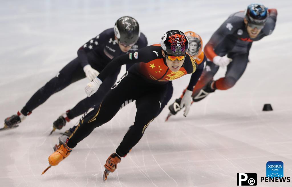 Chinese short track speed skater Ren shines at Nagoya leg of ISU World Cup series