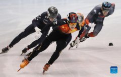 Chinese short track speed skater Ren shines at Nagoya leg of ISU World Cup series