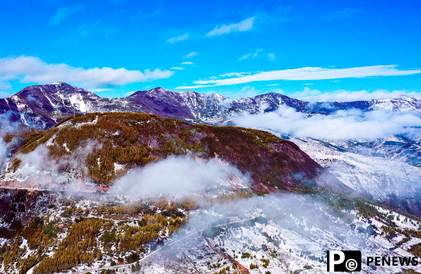 In pics: snow-covered Liupan Mountain in NW China