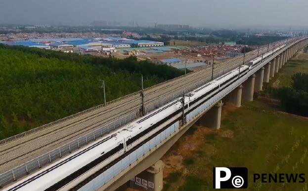 High-speed rail showcasing China