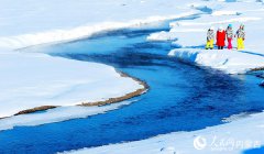 Wonderment in wintertime: Unfrozen rivers in N China's Hulun Buir